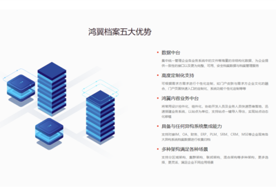 鴻翼EDRMS文檔檔案一體化管理系統 信息技術咨詢服務的關鍵支撐